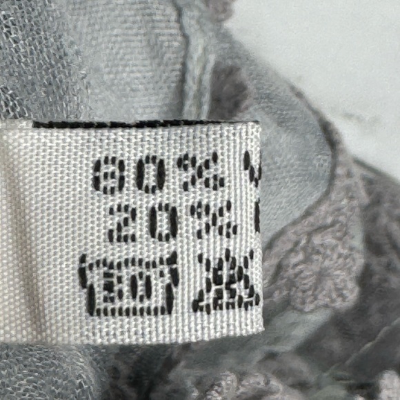 Embroidered Women's Scarf - 80% Viscose, 20% Cotton - Picture 3 of 4